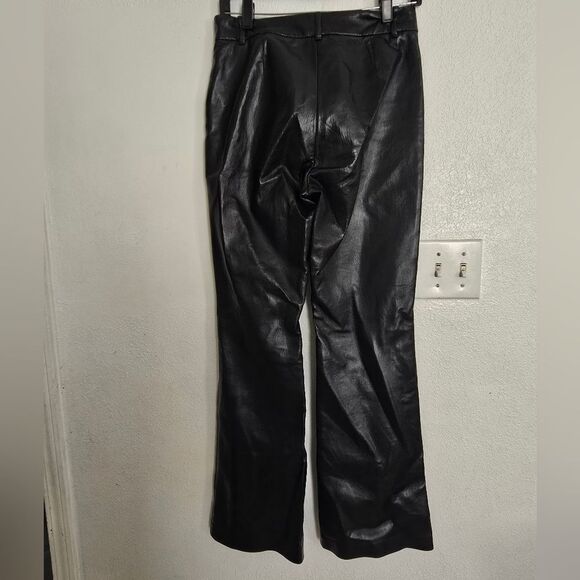 Aritzia Wilfred Cabaret Faux Leather Flare Pants Size 6 - Picture 9 of 11